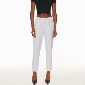 Babaton Women's Size 16 Black Titan Cargo Pants Silk Blend  NEW